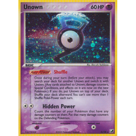 Unown (Reverse Holo)