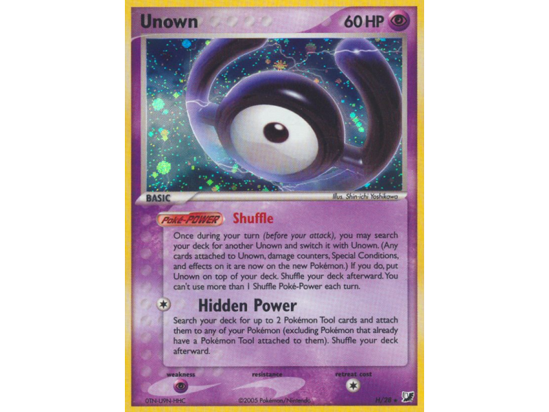 Unown (Reverse Holo)
