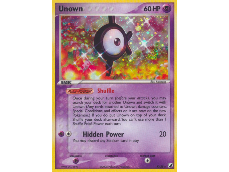 Unown (Reverse Holo)