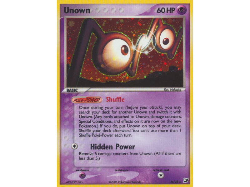 Unown (Reverse Holo)
