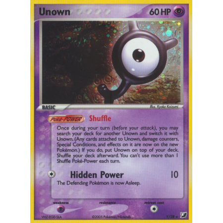 Unown (Reverse Holo)