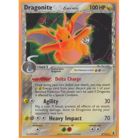 Dragonite δ (Reverse Holo)
