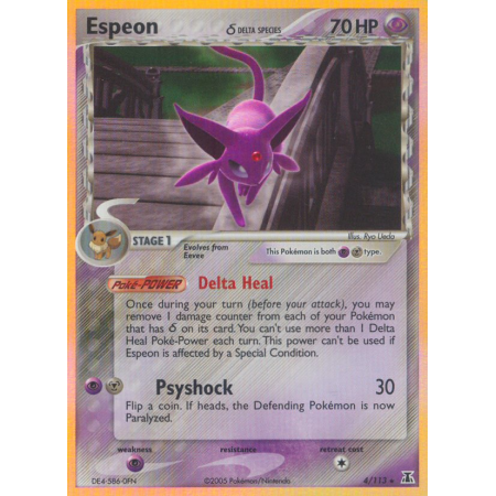 Espeon δ (Reverse Holo)