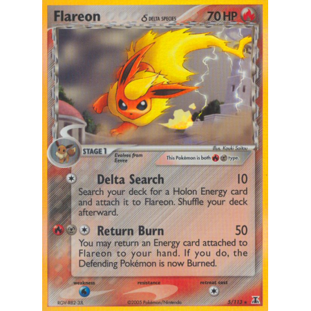 Flareon δ (Reverse Holo)
