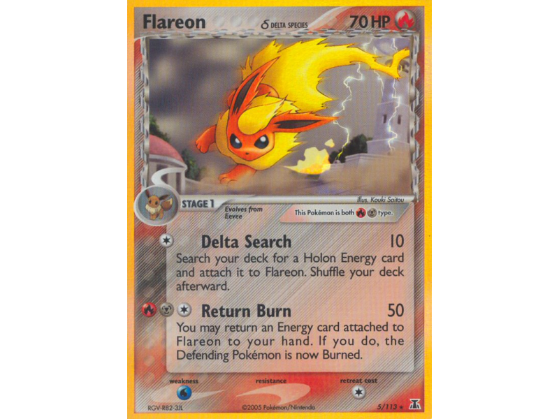 Flareon δ (Reverse Holo)