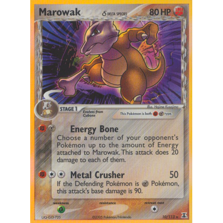 Marowak δ (Reverse Holo)