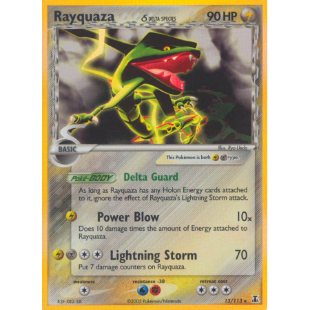 Rayquaza δ (Reverse Holo)
