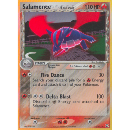 Salamence δ (Reverse Holo)