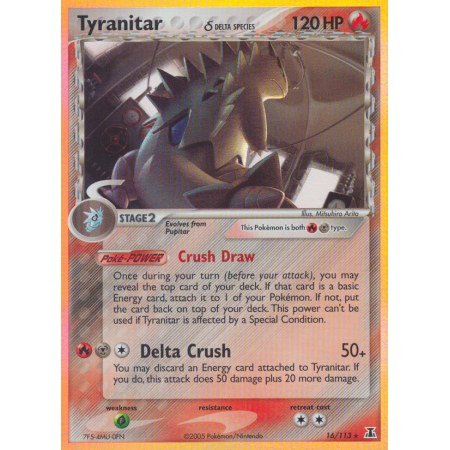 Tyranitar δ (Reverse Holo)