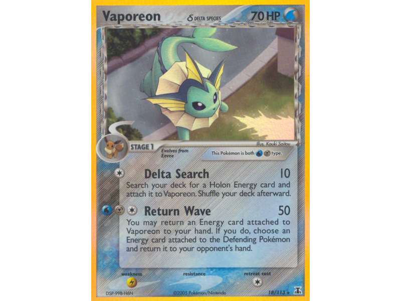 Vaporeon δ (Holo)