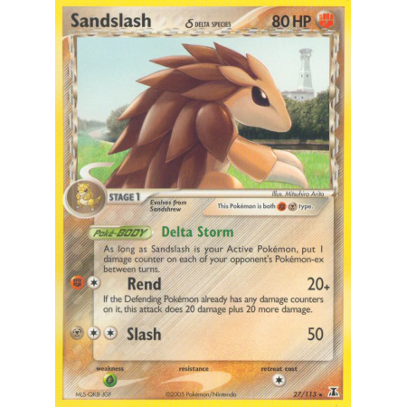 Sandslash δ (Reverse Holo)