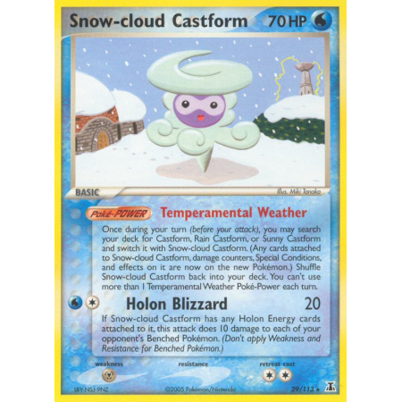 Snow-cloud Castform