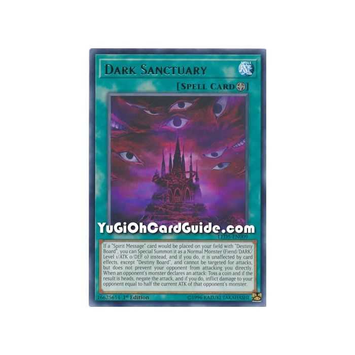 Dark Sanctuary (Rare) – Legendary Duelist Immortal Destiny | Carta YUGIOH en México