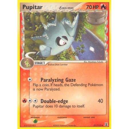 Pupitar δ (Reverse Holo)