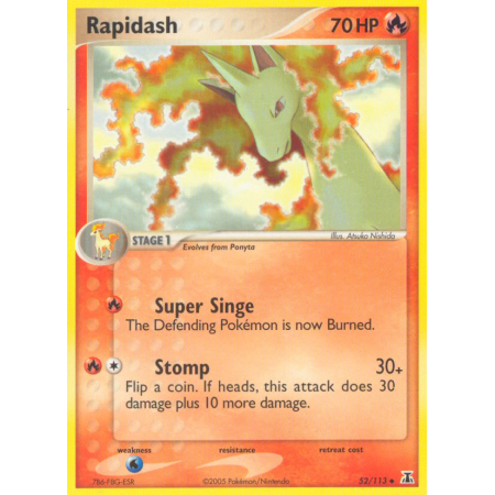 Rapidash (Reverse Holo)