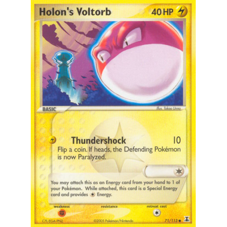 Holon's Voltorb (Reverse Holo)
