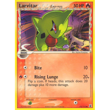 Larvitar δ (Reverse Holo)