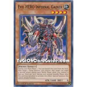 Evil HERO Infernal Gainer (Common) – Legendary Duelist Immortal Destiny | Carta YUGIOH en México