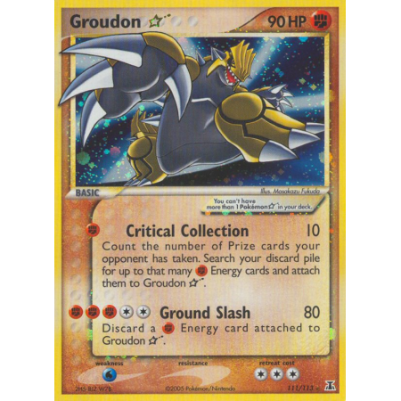 Groudon ★ (Holo)