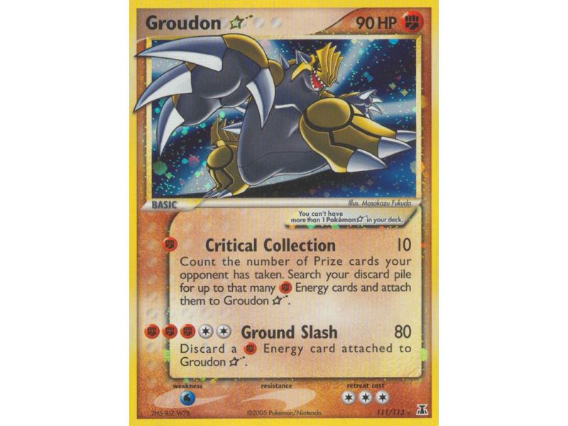 Groudon ★ (Holo)