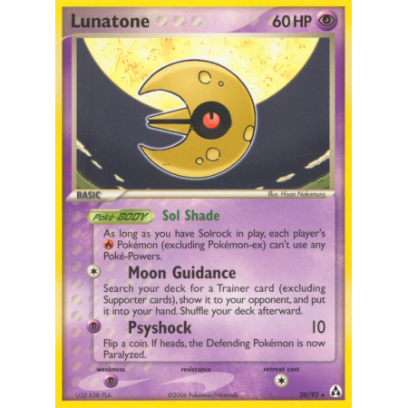 Lunatone (Reverse Holo)