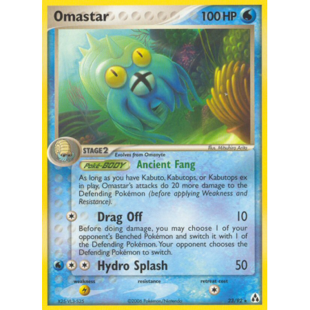 Omastar (Reverse Holo)
