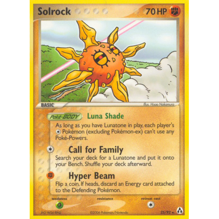 Solrock (Reverse Holo)