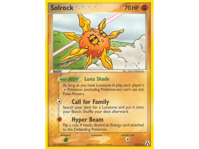 Solrock (Reverse Holo)