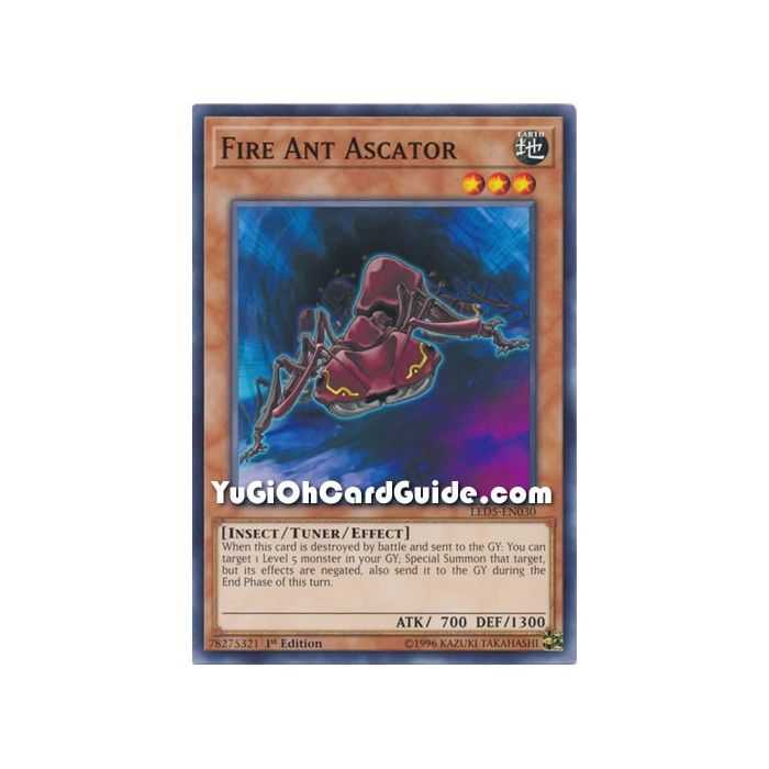 Fire Ant Ascator (Common) – Legendary Duelist Immortal Destiny | Carta YUGIOH en México