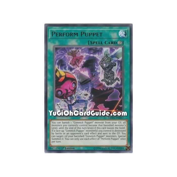 Perform Puppet (Rare) – Legendary Duelist Immortal Destiny | Carta YUGIOH en México