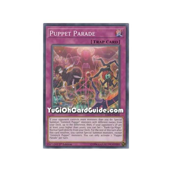 Puppet Parade (Common) – Legendary Duelist Immortal Destiny | Carta YUGIOH en México