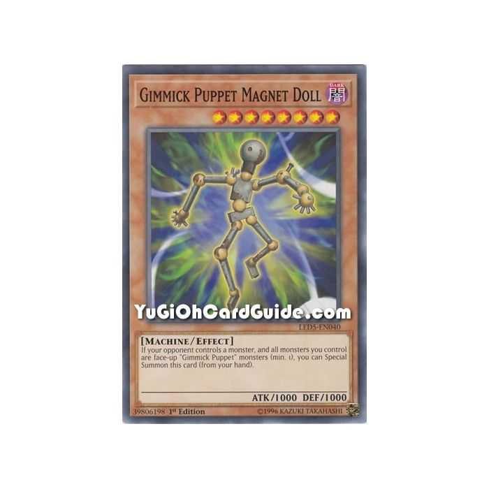 Gimmick Puppet Magnet Doll (Common) – Legendary Duelist Immortal Destiny | Carta YUGIOH en México