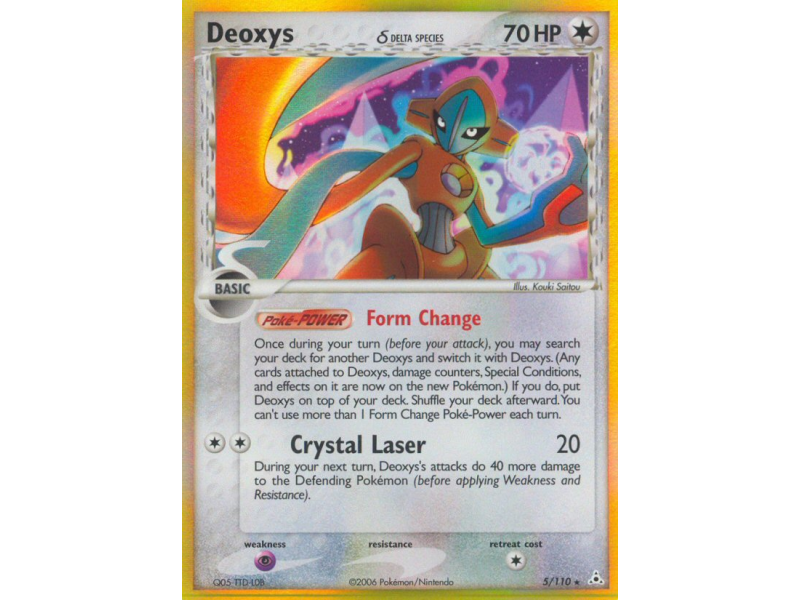 Deoxys δ (Reverse Holo)