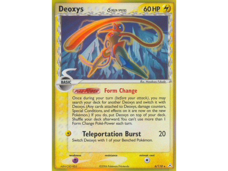 Deoxys δ (Reverse Holo)