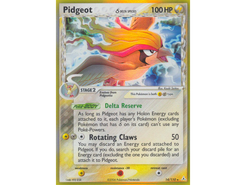 Pidgeot δ (Reverse Holo)