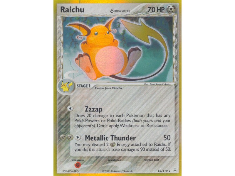 Raichu δ (Holo)