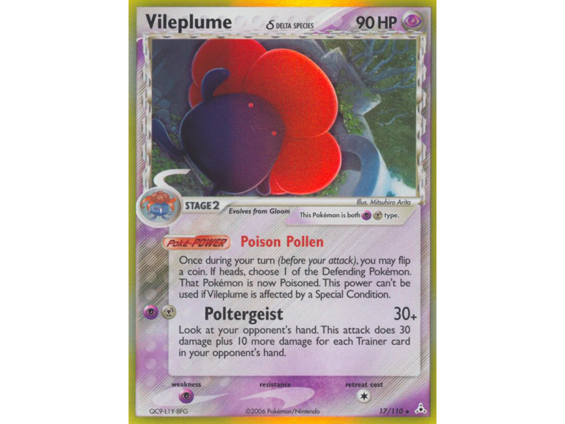 Vileplume δ (Reverse Holo)