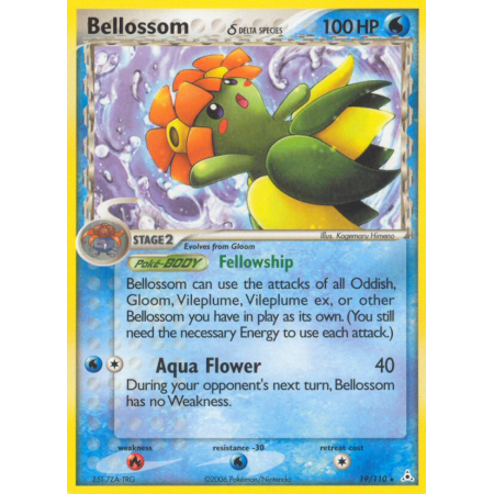 Bellossom δ (Reverse Holo)