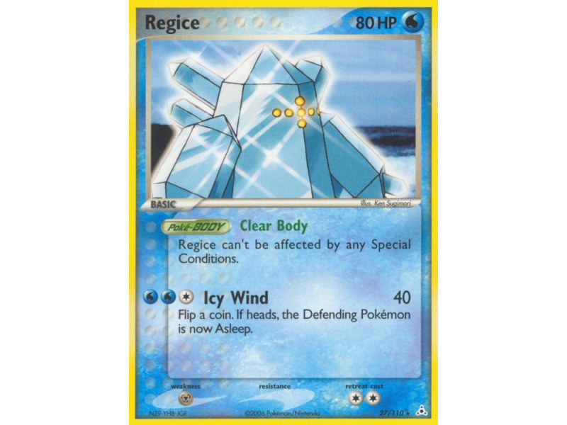 Regice (Reverse Holo)