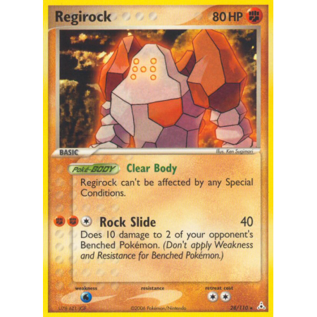 Regirock (Reverse Holo)