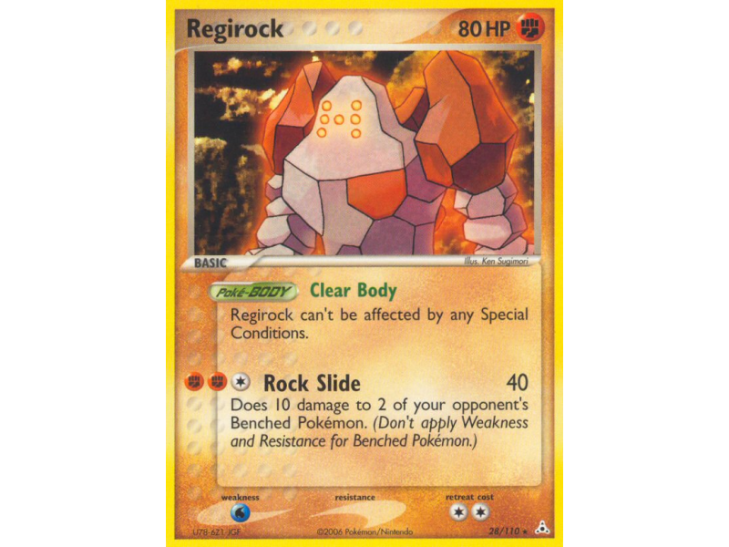 Regirock (Reverse Holo)