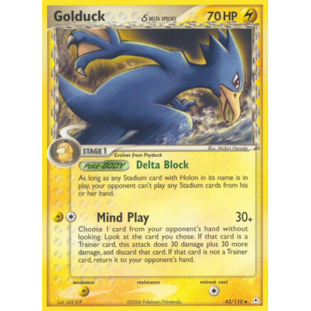 Golduck δ