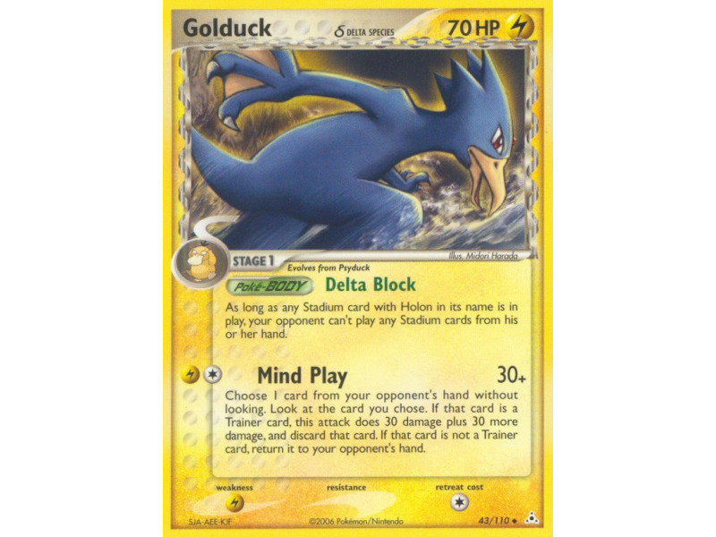 Golduck δ