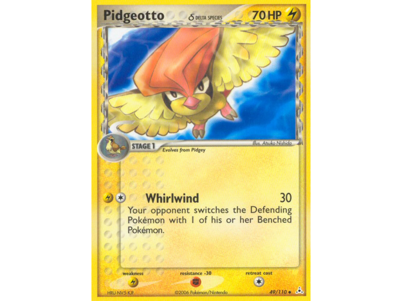 Pidgeotto δ (Reverse Holo)
