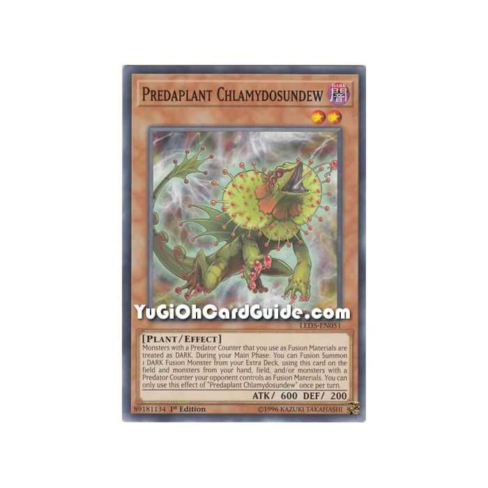 Predaplant Chlamydosundew (Common) – Legendary Duelist Immortal Destiny | Carta YUGIOH en México