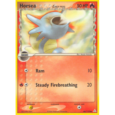 Horsea δ (Reverse Holo)