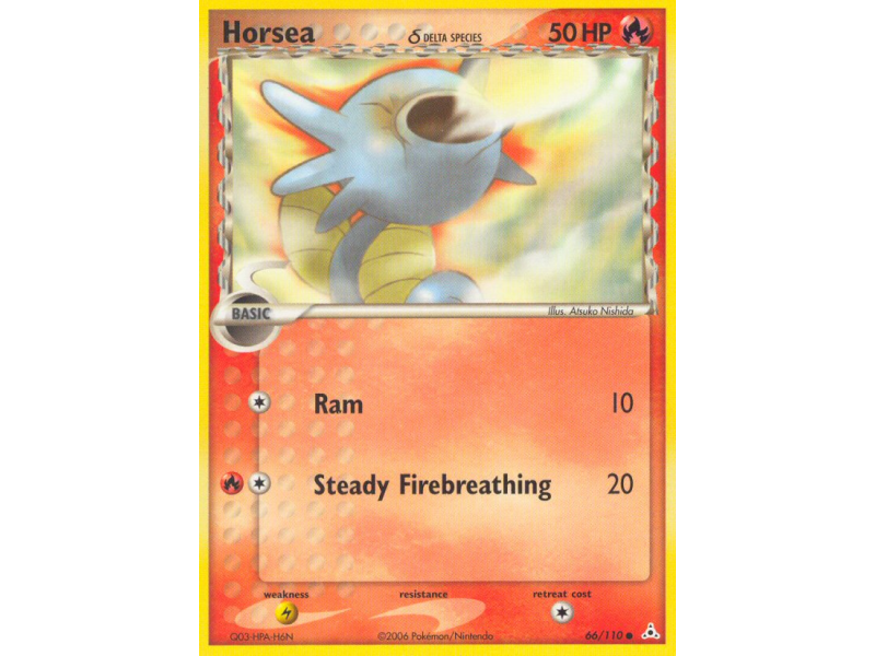 Horsea δ (Reverse Holo)