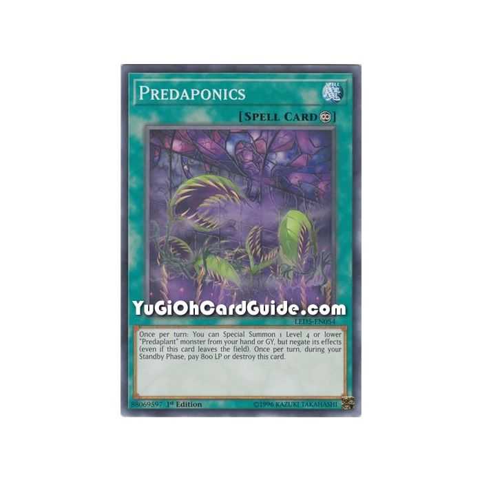 Predaponics (Common) – Legendary Duelist Immortal Destiny | Carta YUGIOH en México