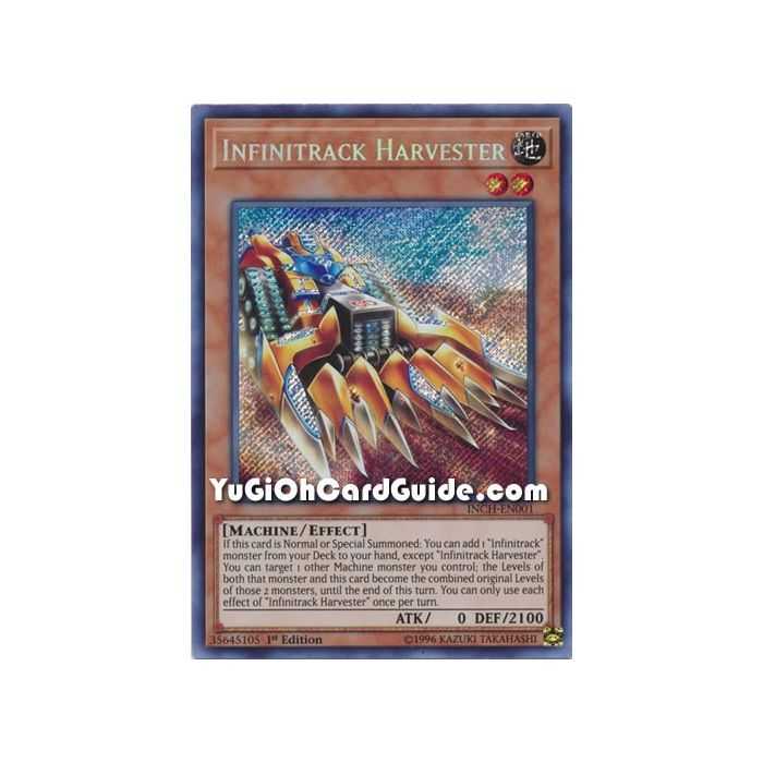 Infinitrack Harvester (Secret Rare) – Infinity Chaser | Carta YUGIOH en México