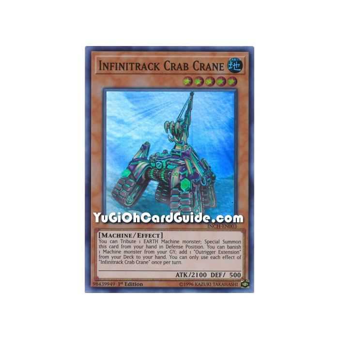 Infinitrack Crab Crane (Super Rare) – Infinity Chaser | Carta YUGIOH en México